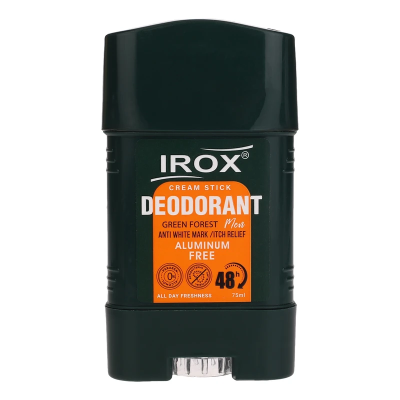 دئودورانت مردانه ایروکس مدل Green Forest حجم 75 میلی‌لیتر