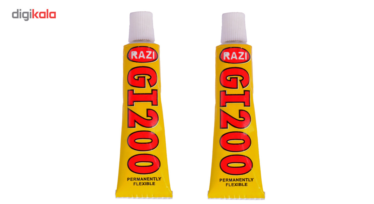 چسب سیلیکونی رازی مدل GI200 حجم 30 میلی لیتر بسته 2 عددی