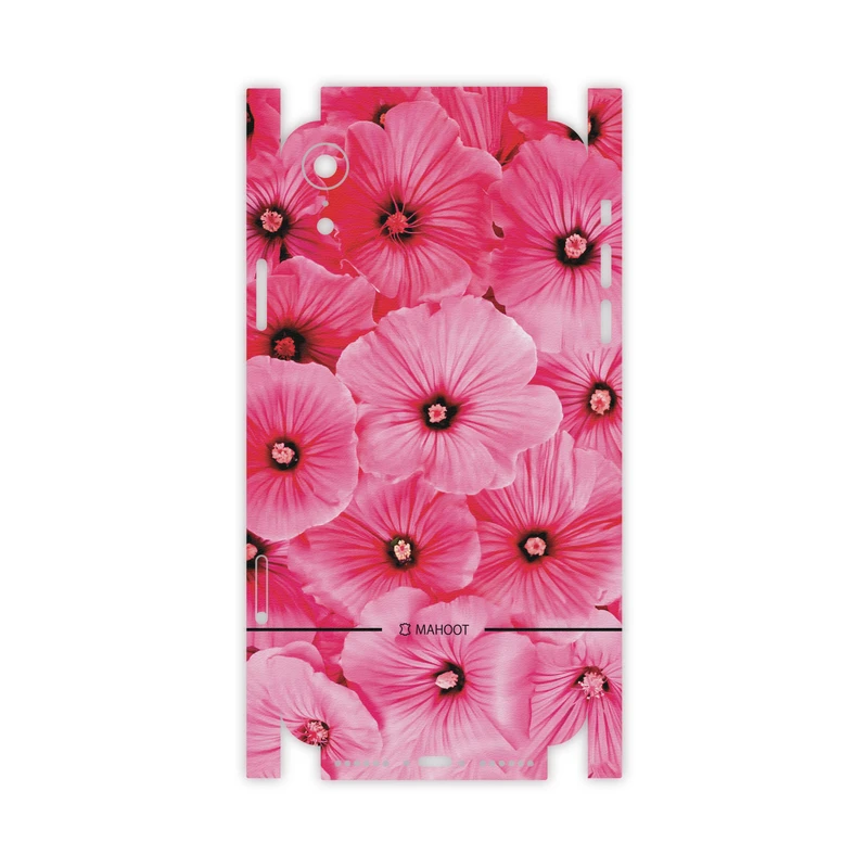 برچسب پوششی ماهوت مدل Pink-Flower-FullSkin مناسب برای گوشی موبایل اپل iPhone Xr
