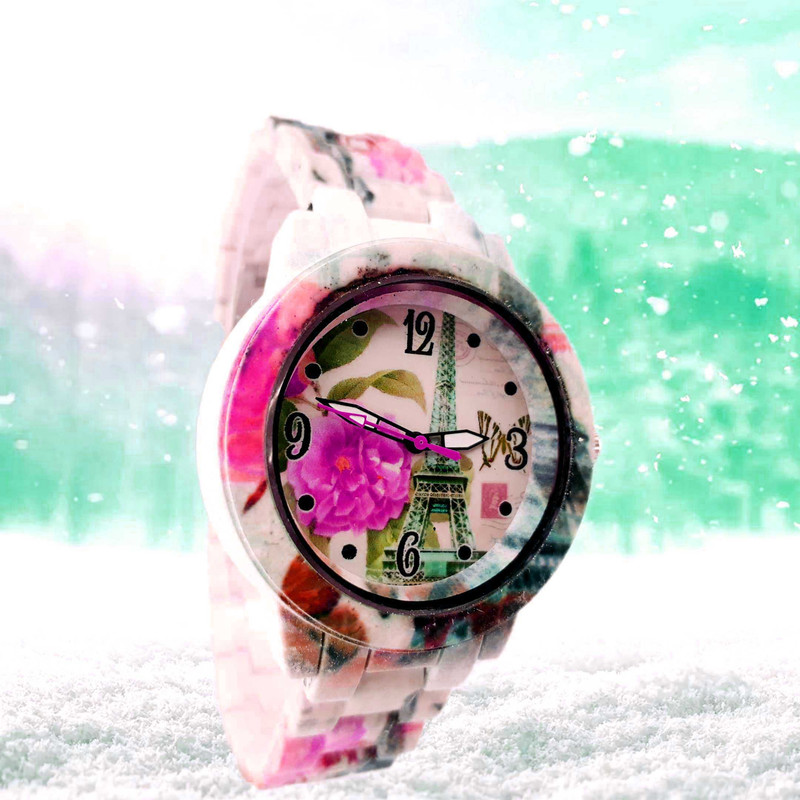 ساعت مچی عقربه ای زنانه مدل پاریس کد 111 ساعت مچی عقربه ای زنانه مدل پاریس کد 111