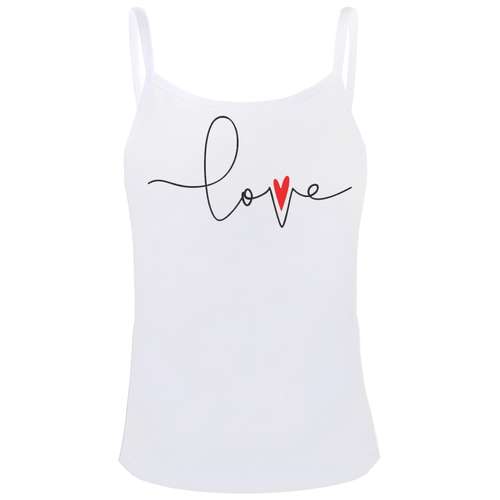 تاپ زنانه طرح love کد AS142