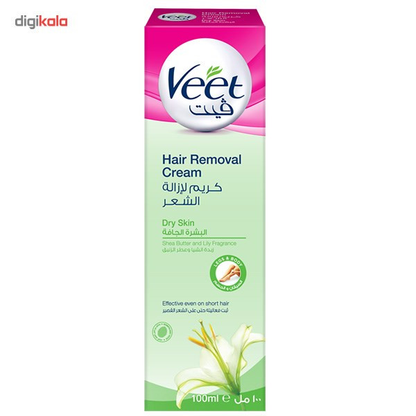 کرم موبر بدن ویت مخصوص پوست خشک حجم 100 میلی لیتر