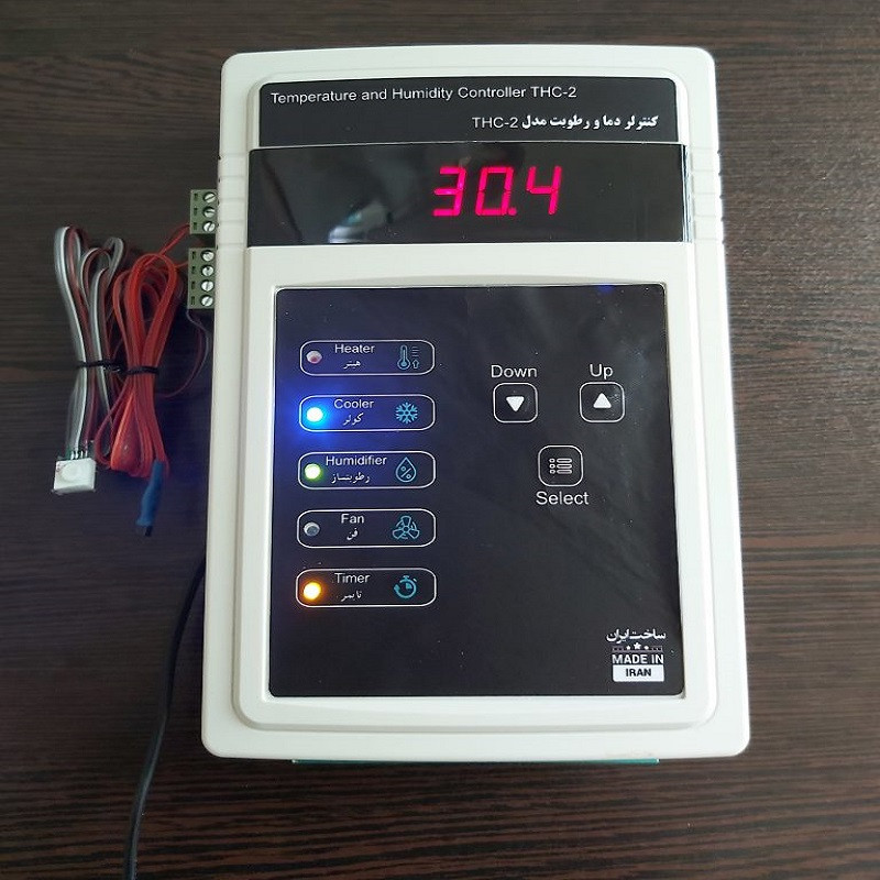 کنترلر دما و رطوبت هوشمند مدل THC-2 کنترلر دما و رطوبت هوشمند مدل THC-2