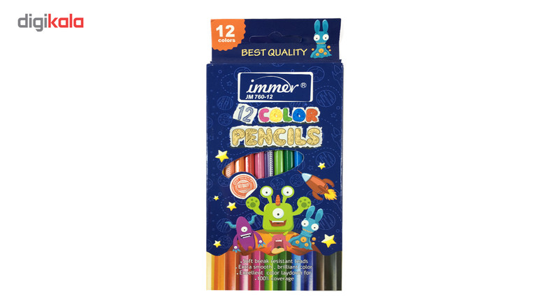 مداد رنگی ایمر ۱۲ رنگ مدل 112