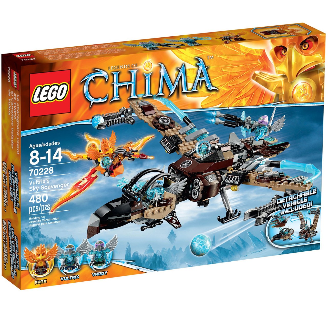 لگو سری Legends of Chima مدل Vultrixs Sky Scavenger کد 70228