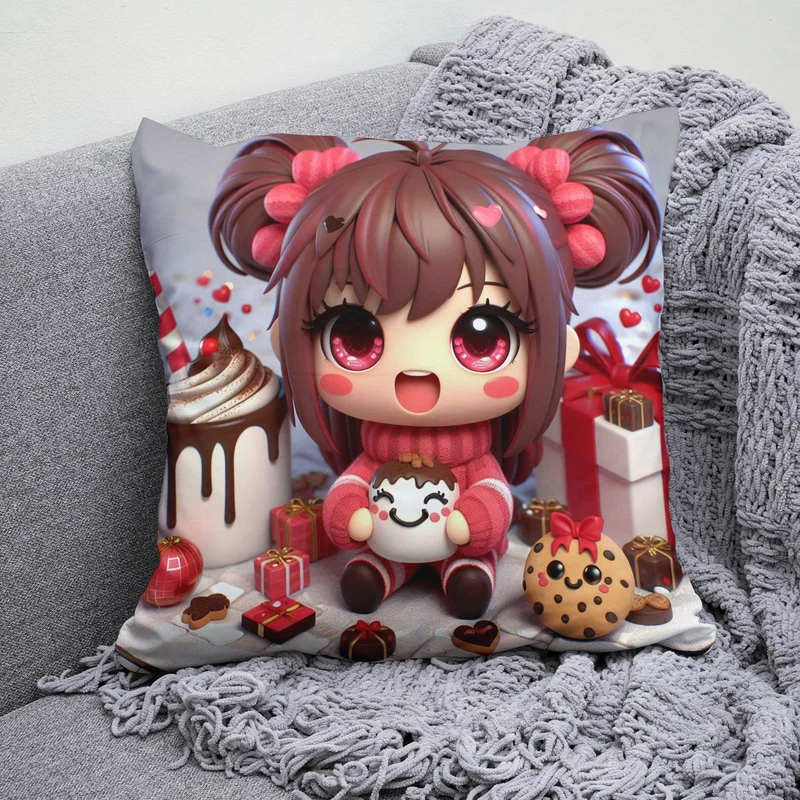 کوسن پاد آفرین مدل دخترانه طرح کیوت و فانتزی B974