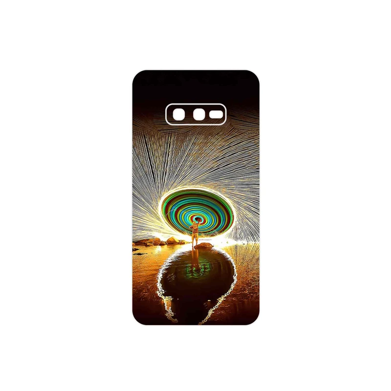 برچسب پوششی ماهوت مدل Night Light Fountain مناسب برای گوشی موبایل سامسونگ Galaxy S10e