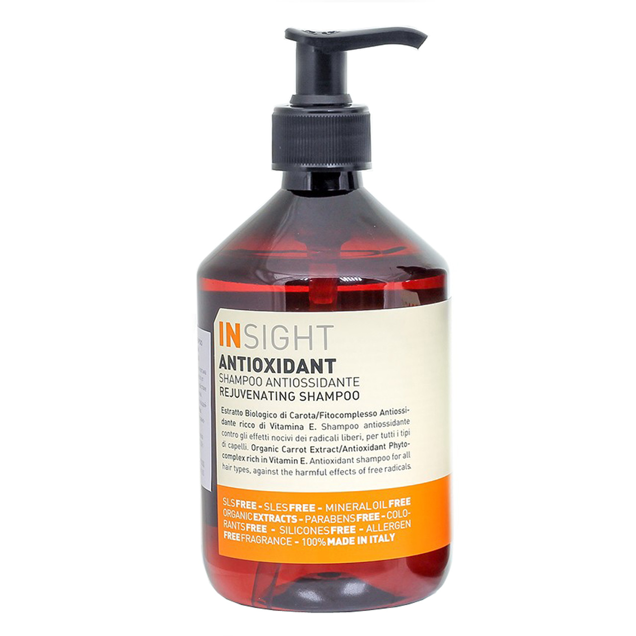 شامپو ترمیم کننده و احیا ساز اینسایت مدل Antioxidant  حجم 500 میلی لیتر