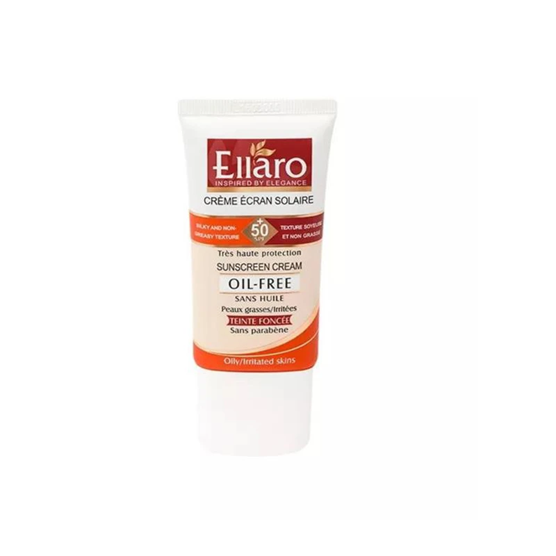 کرم ضد آفتاب رنگی الارو spf50 مدل TEINTE CLAIRE تحت لیسانس مناسب پوست های چرب حجم 40 میلی لیتر