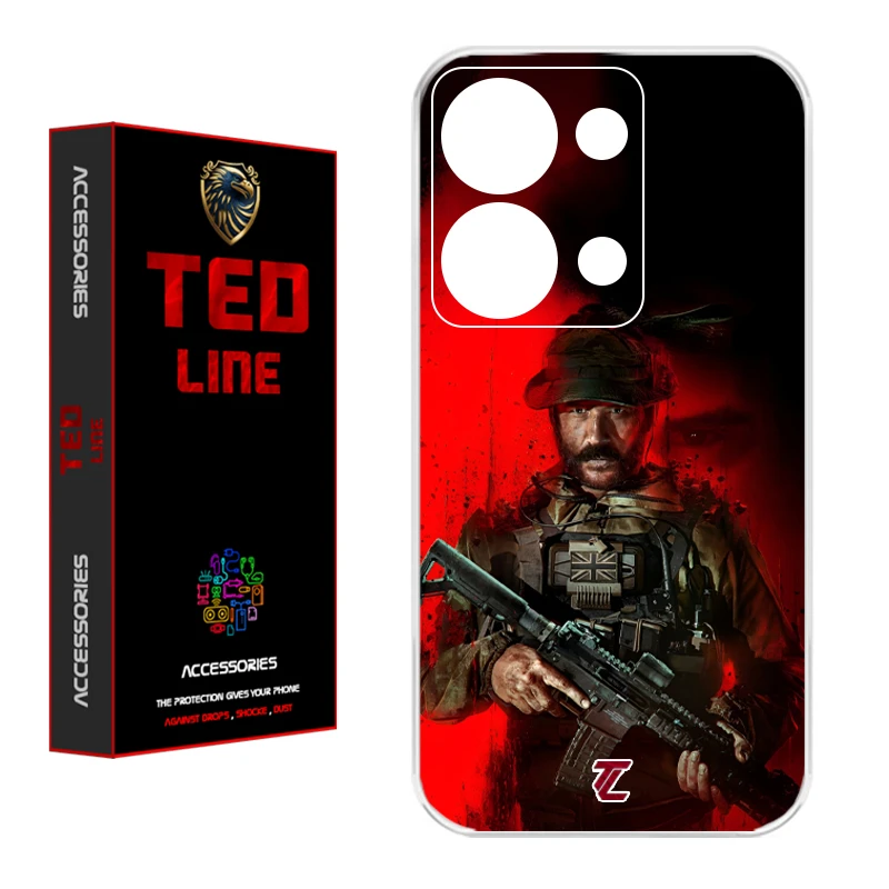 کاور تدلاین طرح کاپیتان پرایس کد 1200 مناسب برای گوشی موبایل شیائومی Redmi Note 13 Pro 4G / Poco M6 Pro