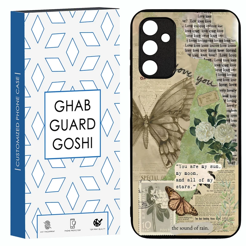 کاور قاب گارد گوشی طرح پروانه کد TPU-162 مناسب برای گوشی موبایل سامسونگ Galaxy A14