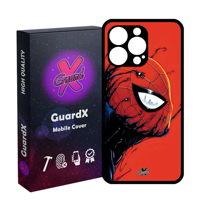 کاور گارد ایکس طرح مرد عنکبوتی مدل Glass10566 مناسب برای گوشی موبایل اپل iPhone 13 Pro