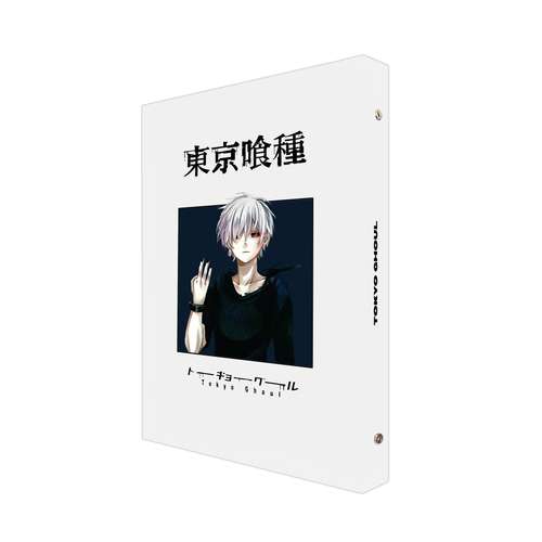 دفتر کلاسوری 100 برگ پدیده نقش مدل 26 حلقه کالکشن انیمه طرح (توکیو غول) Tokyo Ghoul کد 01