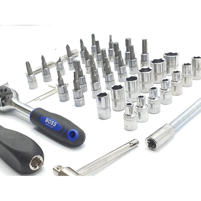 آچار همه کاره باس مدل DR.SOCKET-SET مجموعه 46 عددی