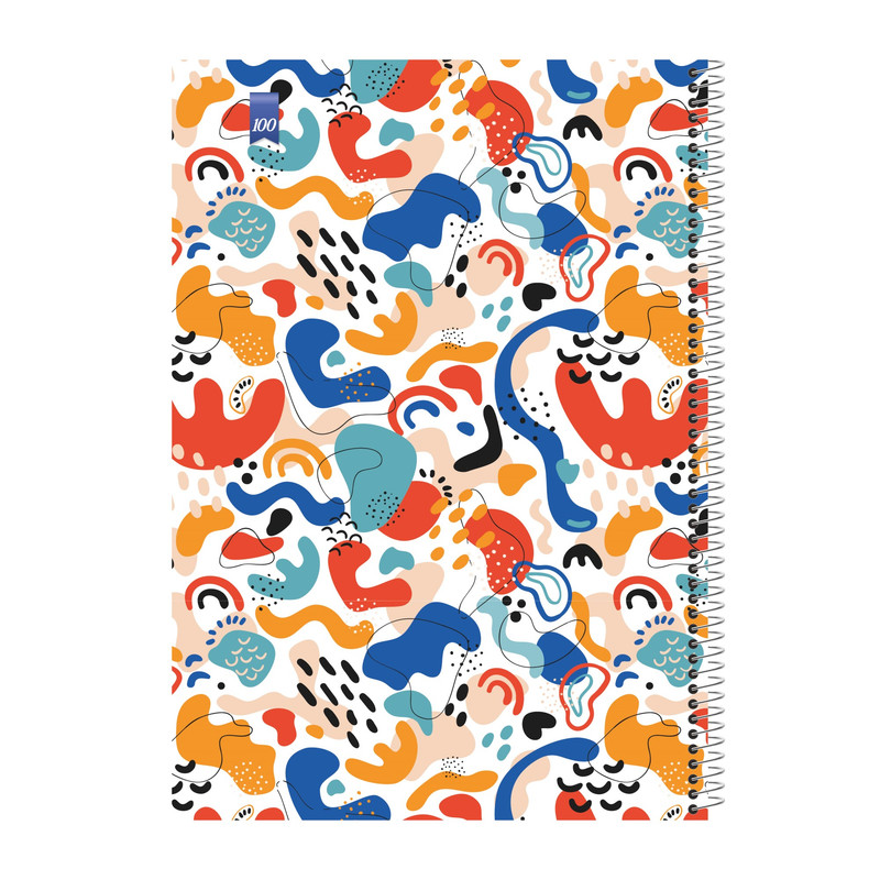 دفتر مشق 100 برگ اکونومیک مدل Watercolour