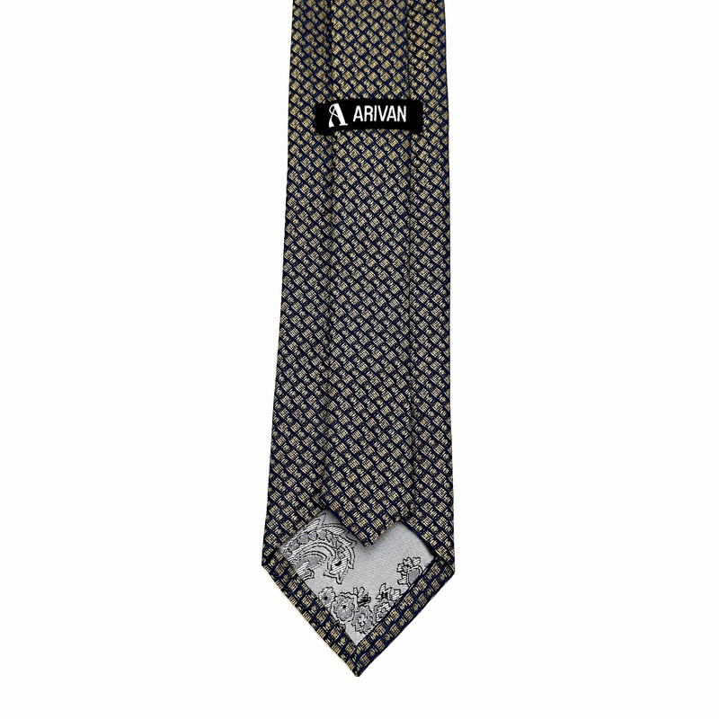 ست کراوات و دستمال جیب مردانه آریوان مدل LR7701