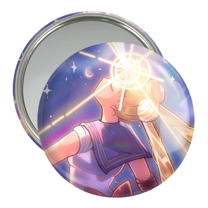 آینه جیبی خندالو مدل اوساگی تسوکینو انیمه سیلور مون Sailor Moon  کد 17424