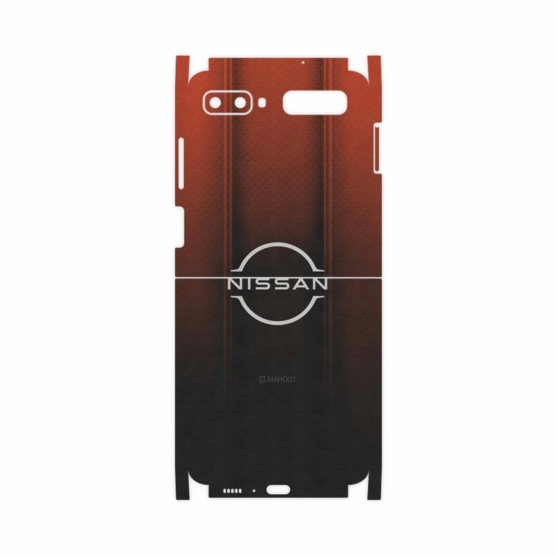 برچسب پوششی ماهوت مدل Nissan-Logo-FullSkin مناسب برای گوشی موبایل سامسونگ Galaxy Z Flip