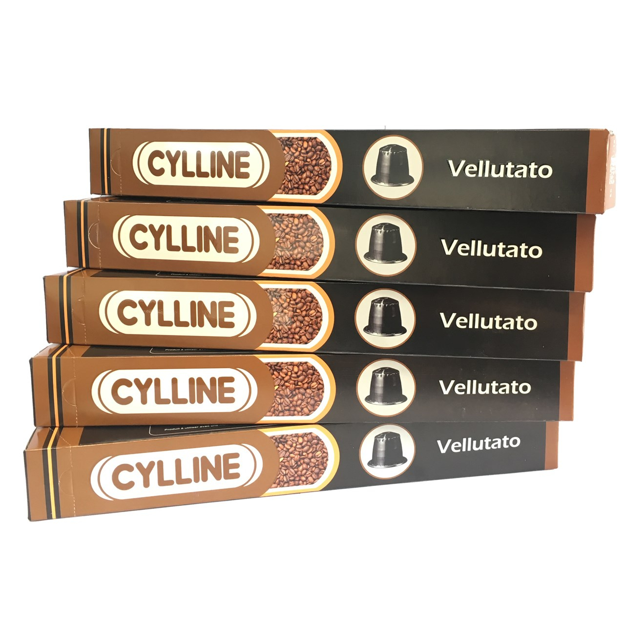 کپسول قهوه نسپرسوCYLLINE مدل Vellutato  بسته 5 عددی