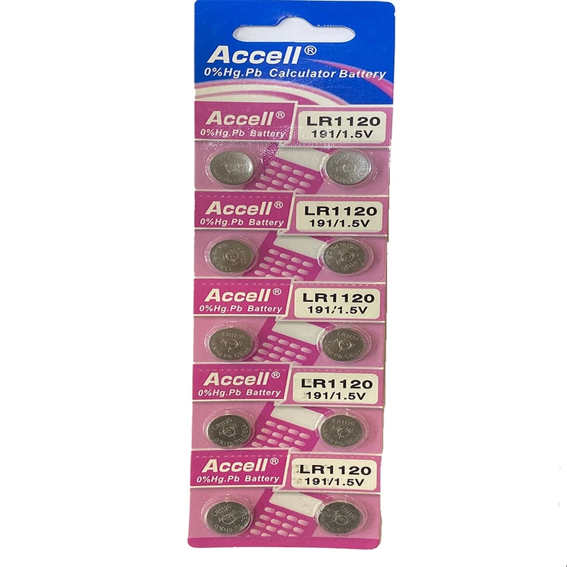باتری ساعت اکسل مدل LR1120 بسته 10 عددی