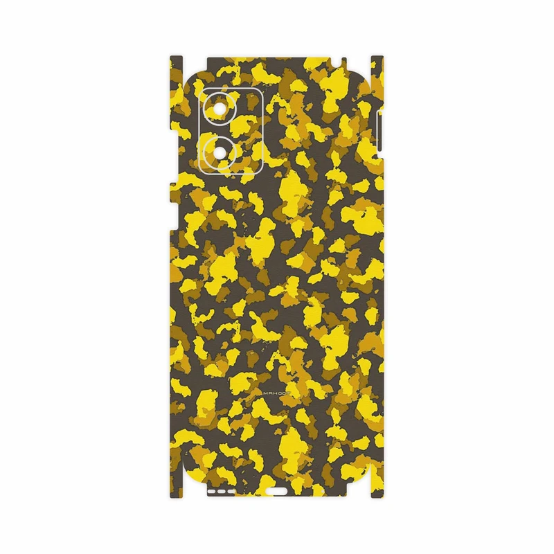 برچسب پوششی ماهوت مدل Yellow Infantry Army-FullSkin مناسب برای گوشی موبایل موتورولا Moto E13