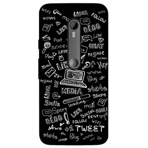Megafone Social Media 1898 Cover For Motorola Moto G3