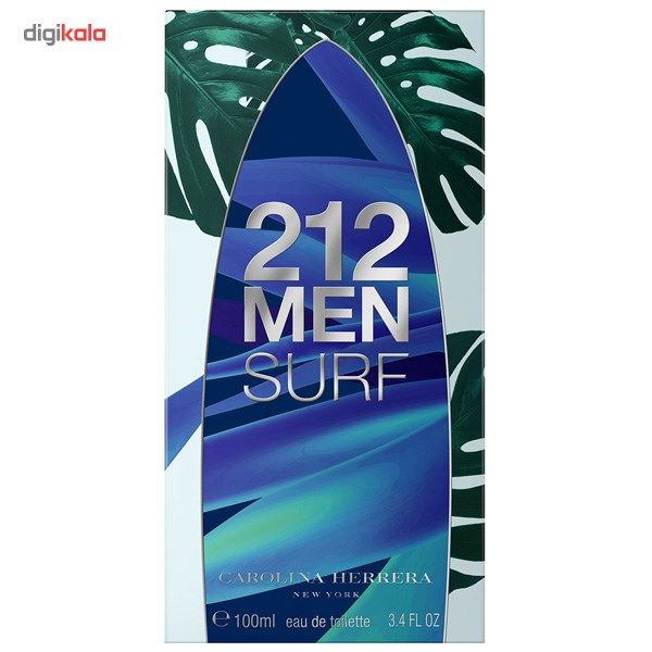 ادو تویلت مردانه کارولینا هررا مدل 212 Surf for Him حجم 100 میلی لیتر -  - 4