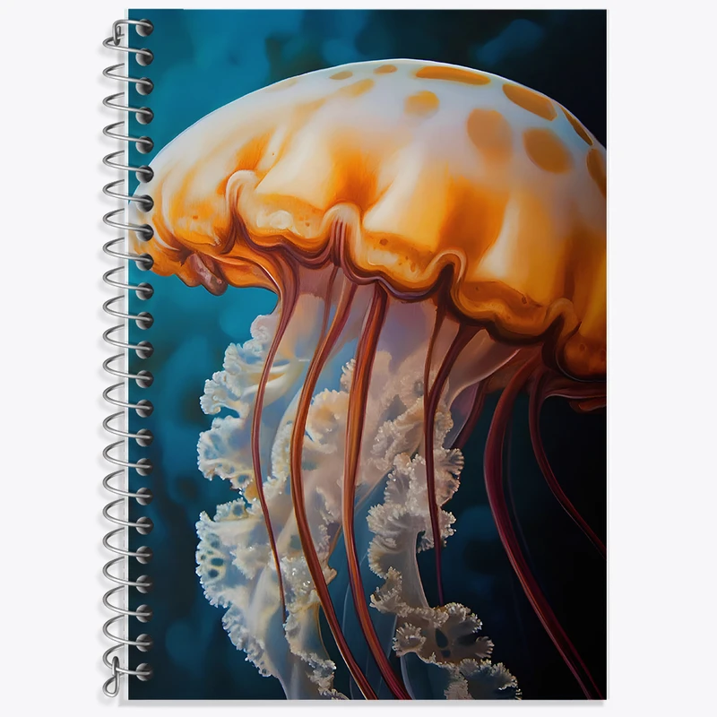 دفتر لغت 50 برگ خندالو طرح عروس دریایی کد F6504