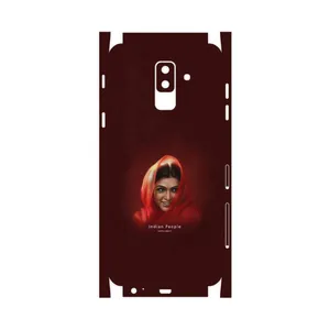 MAHOOT Portrait of an Indian Woman-FullSkin Cover Sticker for Samsung Galaxy A6 Plus 2018