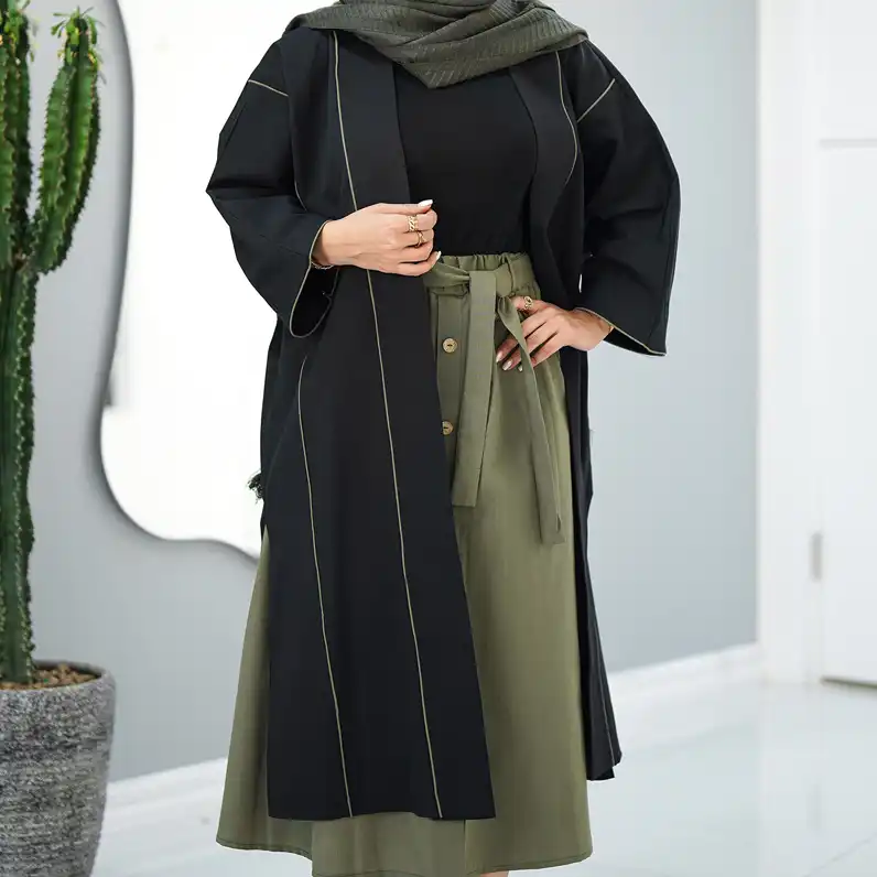 ست مانتو و دامن زنانه السانا مدل پدیده کد 178693