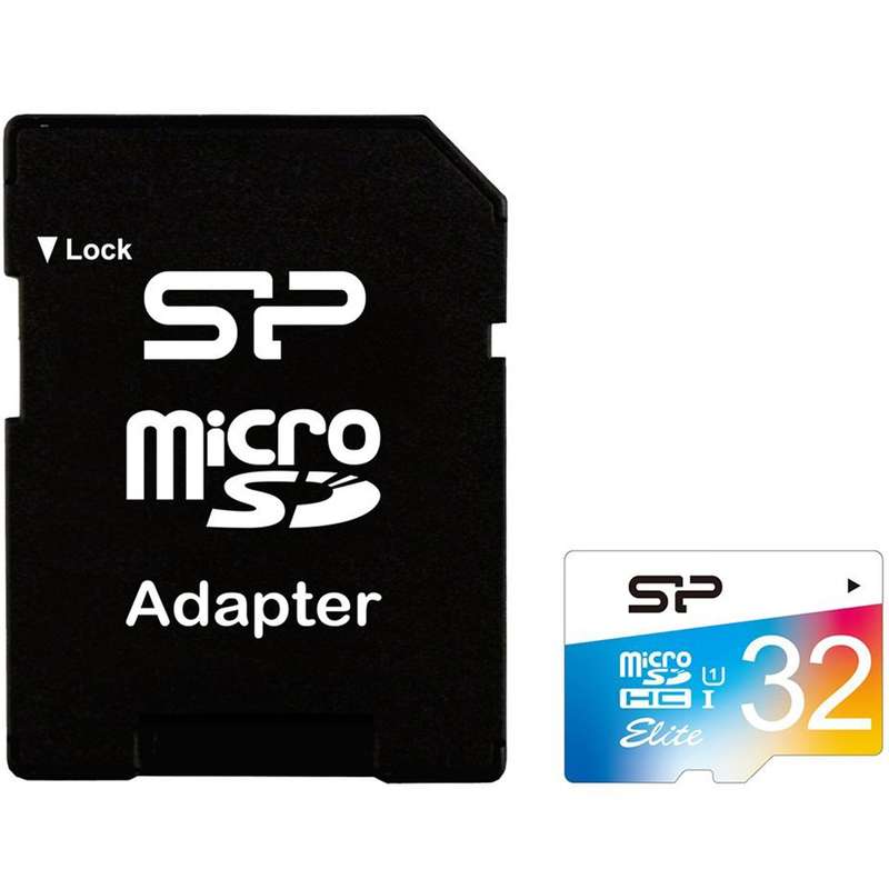 کارت حافظه microSDHC سیلیکون پاور مدل Color Elite کلاس 10 استاندارد UHS-I U1 سرعت 85MBps همراه با آداپتور SD ظرفیت 32 گیگابایت کارت حافظه microSDHC سیلیکون پاور مدل Color Elite کلاس 10 استاندارد UHS-I U1 سرعت 85MBps همراه با آداپتور SD ظرفیت 32 گیگابایت