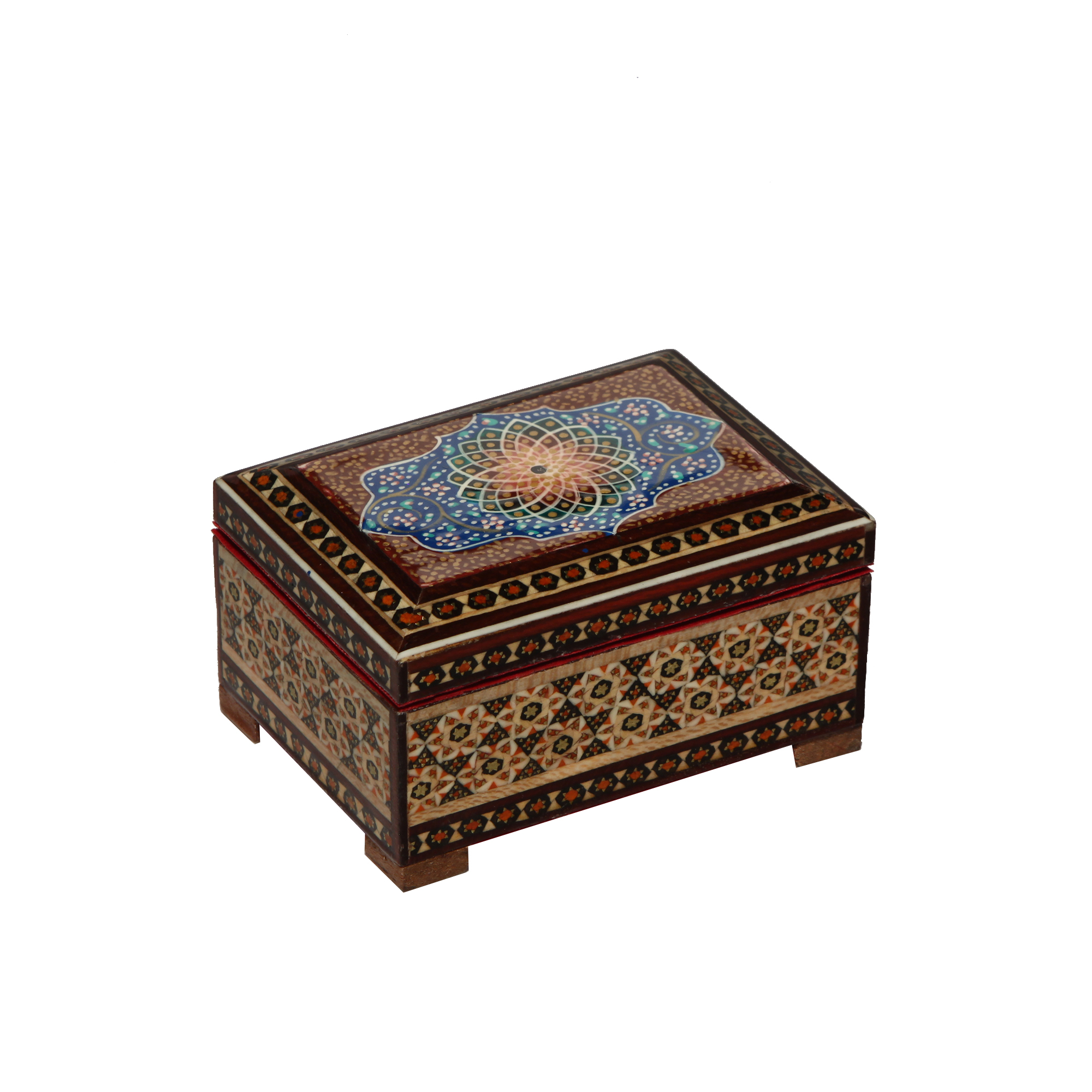 جعبه جواهرات خاتم کاری  گالری گوهران  مدل 1488