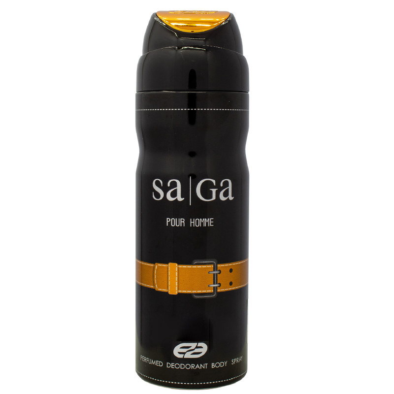 اسپری خوشبو کننده بدن مردانه عماد آرا مدل Saga حجم 200 میلی لیتر اسپری خوشبو کننده بدن مردانه عماد آرا مدل Saga حجم 200 میلی لیتر