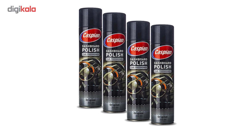 اسپری داشبورد خودرو کاسپین مدل original حجم 300 میلی لیتر بسته 4 عددی