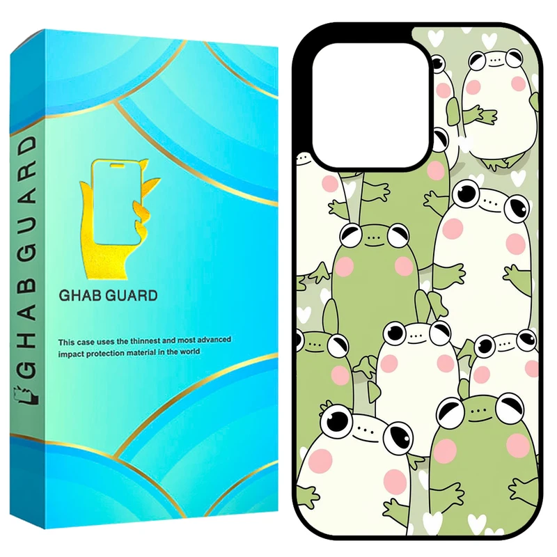 کاور قاب گارد طرح قورباغه مدل GCHP16P مناسب برای گوشی موبایل اپل iPhone 16 Pro