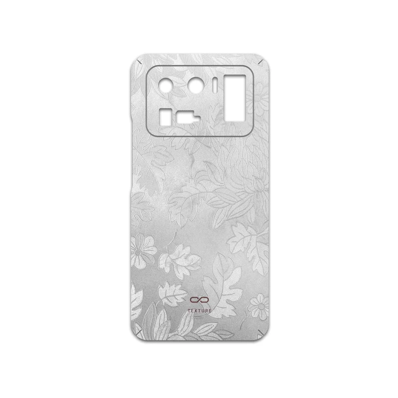 برچسب پوششی ماهوت مدل Silver-Wildflower مناسب برای گوشی موبایل شیائومی Mi 11 Ultra