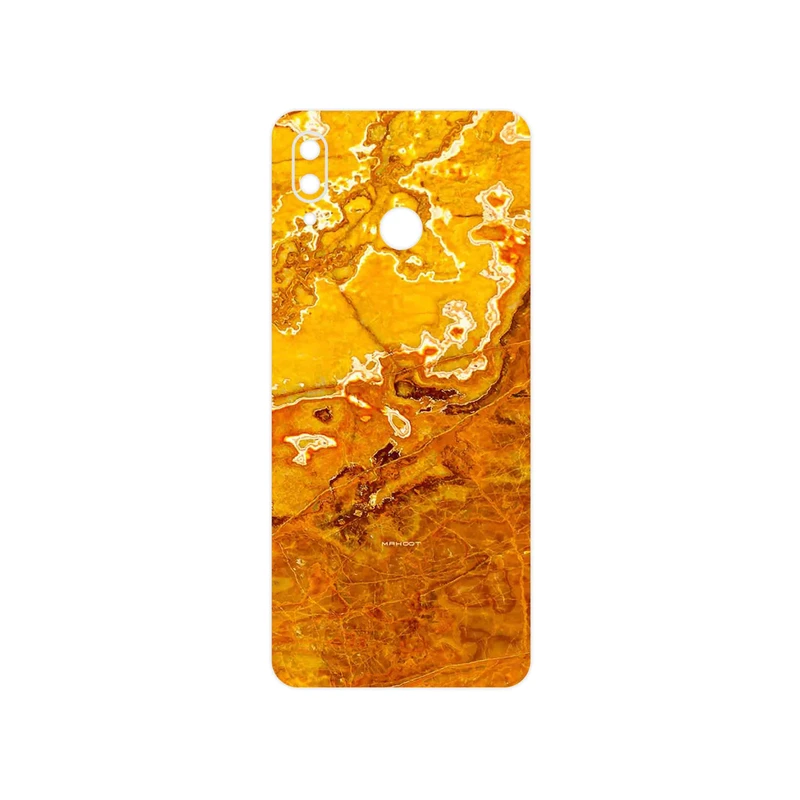 برچسب پوششی ماهوت مدل Gold Marble مناسب برای گوشی موبایل آنر Play