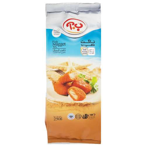 ناگت ماهی ب.آ مقدار 250 گرم