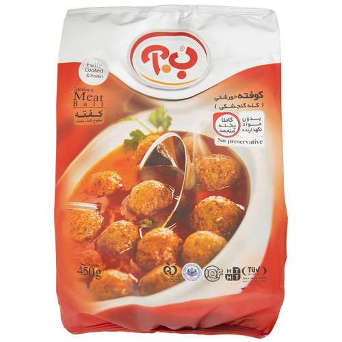 کوفته خورشتی ب.آ مقدار 450 گرم