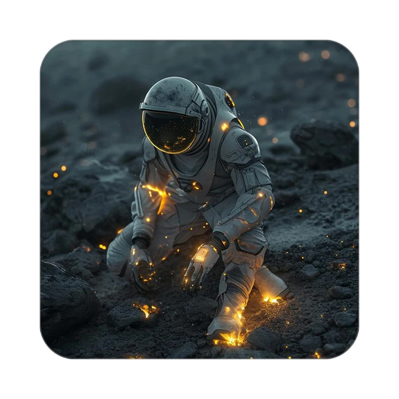 زیر لیوانی کاکتی طرح فضانورد مدل mp46015