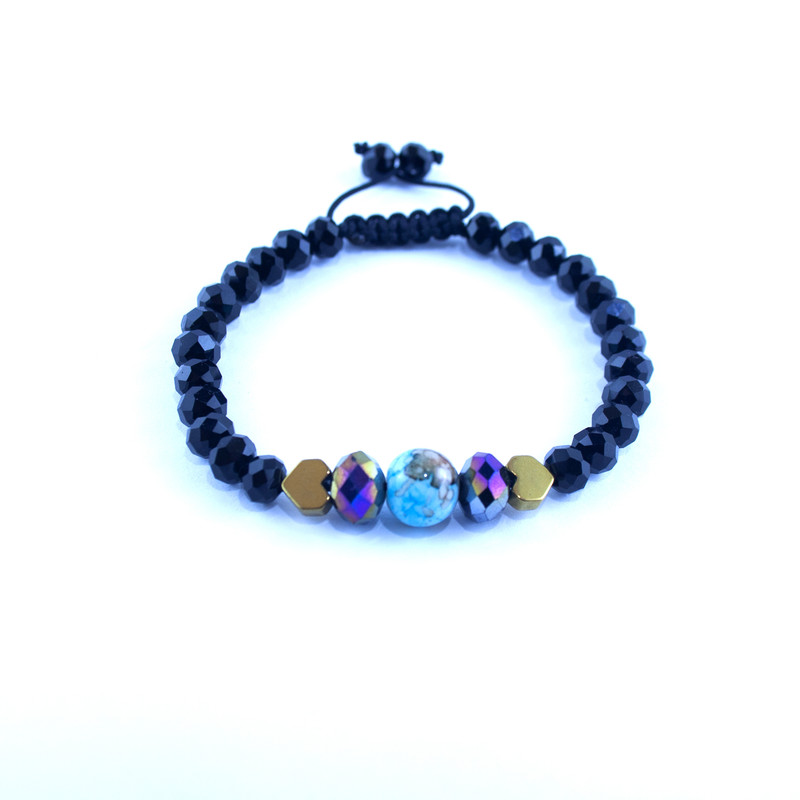 دستبند دخترانه کد 1070 طرح H-T