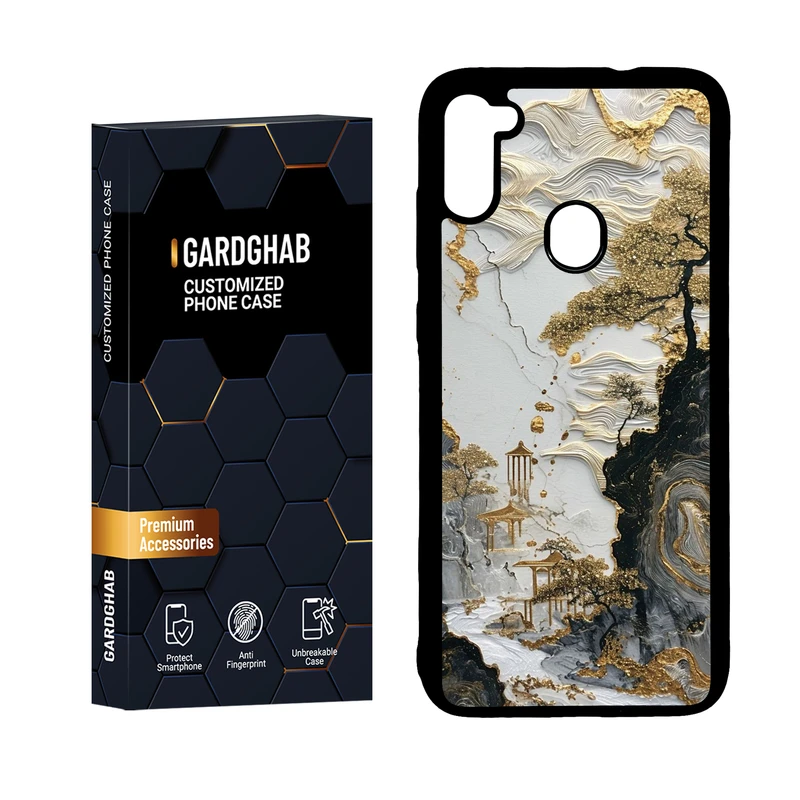 کاور گارد قاب مدل دور ژله ای هنری مناسب برای گوشی موبایل سامسونگ Galaxy A11 / M11