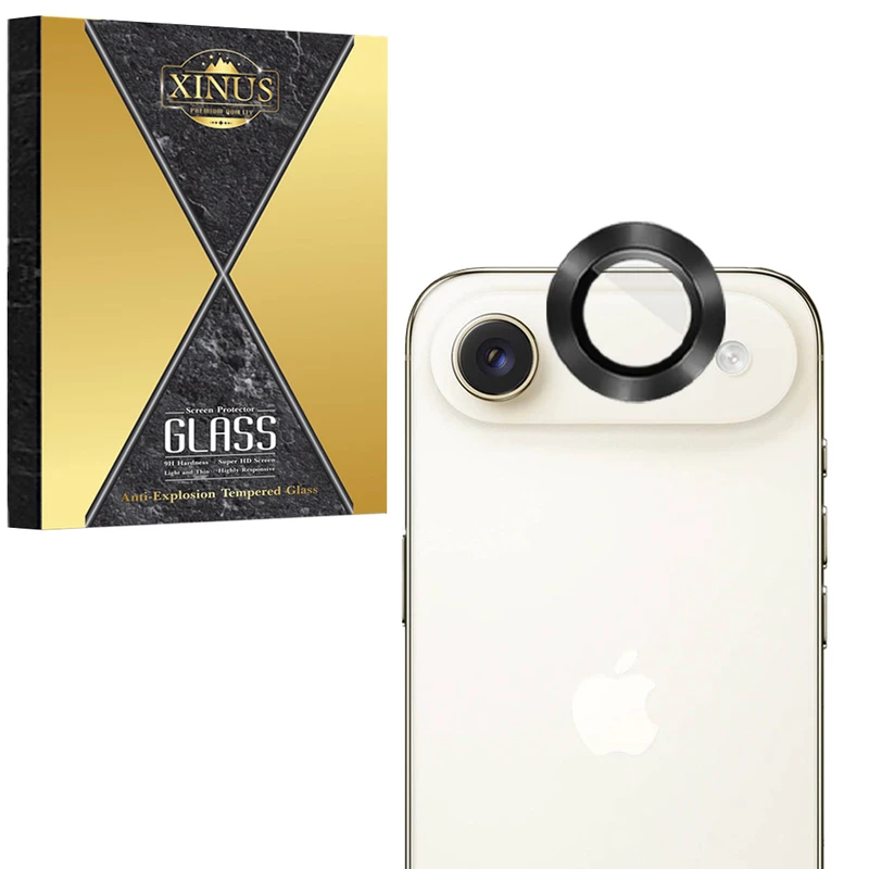 محافظ لنز دوربین ژینوس مدل XRING مناسب برای گوشی موبایل اپل iPhone 17 Air