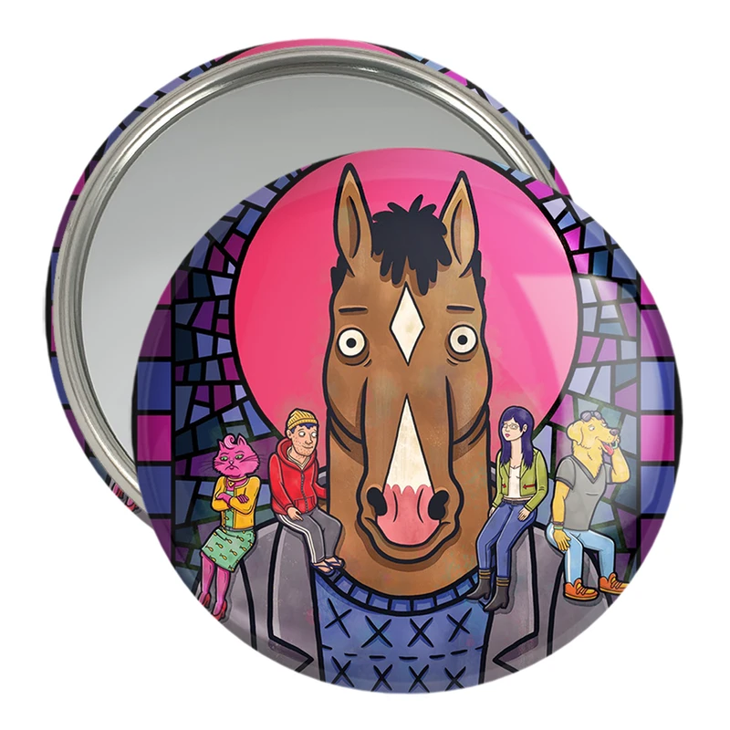 آینه جیبی خندالو مدل سریال بوجک هورسمن Bojack Horseman  کد 1136