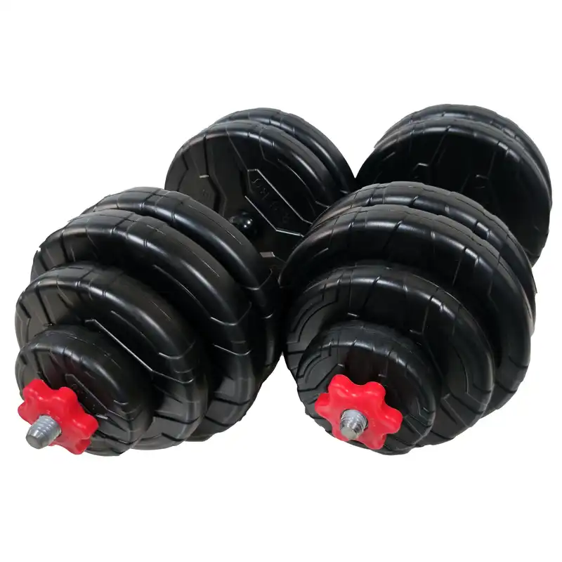 دمبل رادیس فیت مدل DVP-14-mix1 وزن 14 کیلوگرم بسته 2 عددی