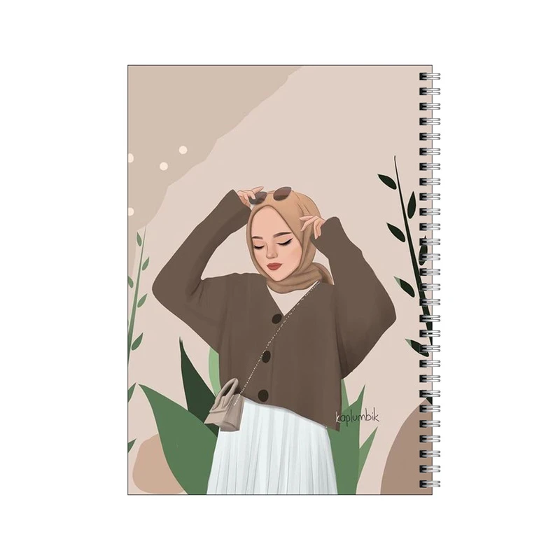 دفتر مشق 80 برگ بامبیلیپ طرح استایل و حجاب کد 1391431