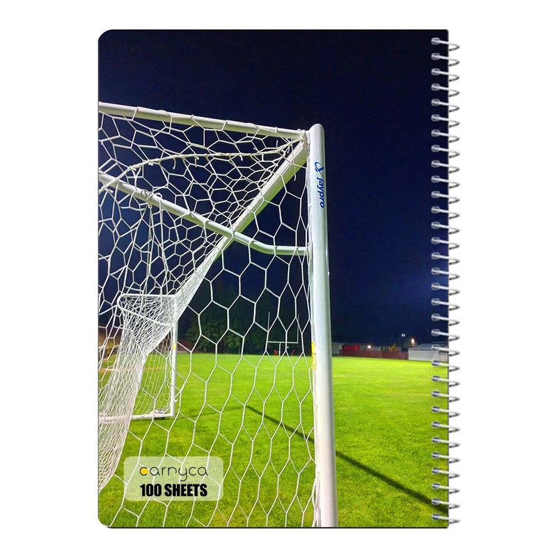 دفتر مشق 100 برگ سیمی کارنیکا طرح عاشق فوتبال Football Lover کد 63059