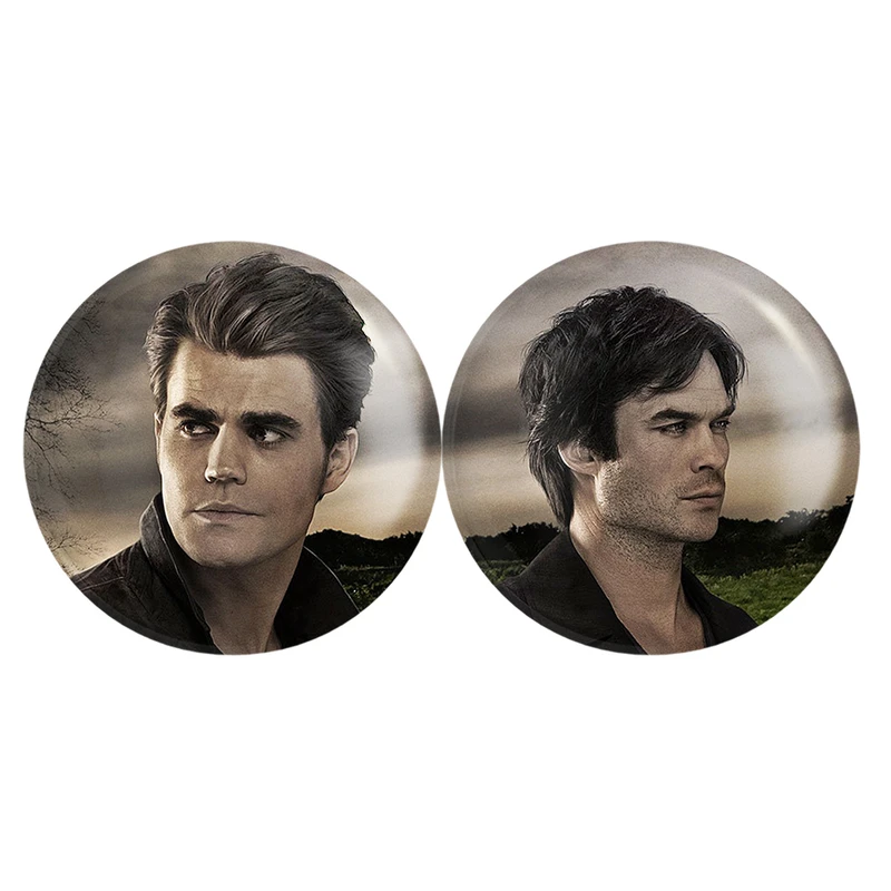 مگنت خندالو مدل دیمون و استفان خاطرات یک خون آشام The Vampire Diaries کد A202 مجموعه 2 عددی