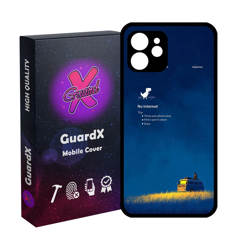 کاور گارد ایکس طرح No Internet مدل 10945 مناسب برای گوشی موبایل اپل iPhone 12