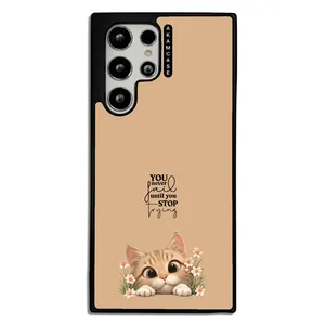 AKAM AMC-WSGS22U-ANIMALS QOUTES-17 Cover For Samsung Galaxy S22 Ultra